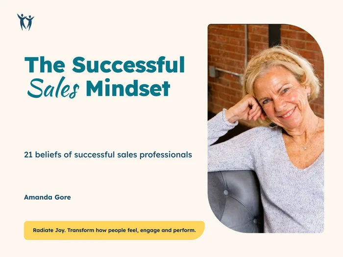 First page of The Successful Sales Mindset